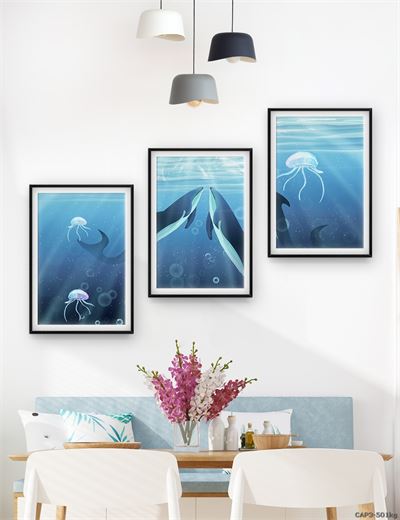 Động vật - tranh vẽ dễ thương CAP3-501kg