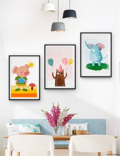 Động vật - tranh vẽ dễ thương CAP3-520kg