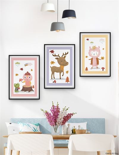 Động vật - tranh vẽ dễ thương CAP3-517kg