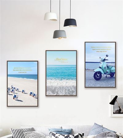 Xe máy và biển xanh CXB-025kg