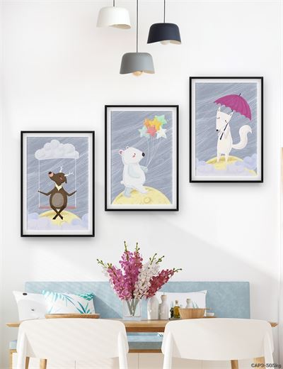 Động vật - tranh vẽ dễ thương CAP3-505kg