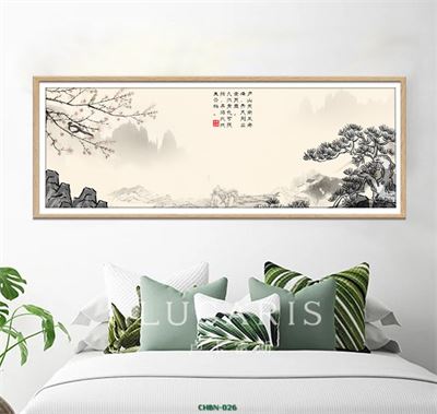 Hoa đào mùa xuân núi rừng CHBN-026