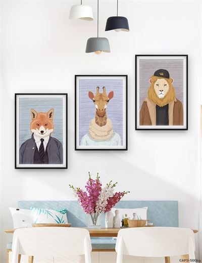 Động vật - tranh vẽ dễ thương CAP3-500kg