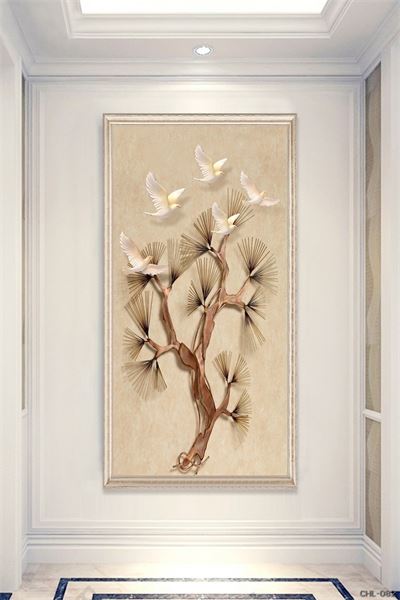 Cây thông và chim 3DCHL-082