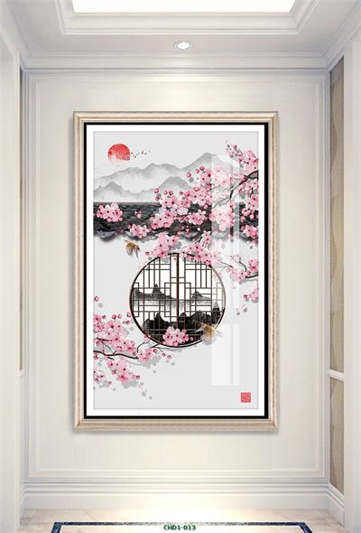 Hoa đào mùa xuân  CHD1-013