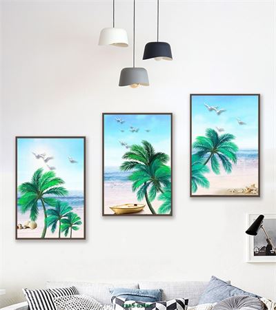 Biển xanh và cây dừa CBB3-035KG