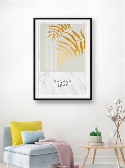 Hoa lá tranh vẽ CHL1-023-KG