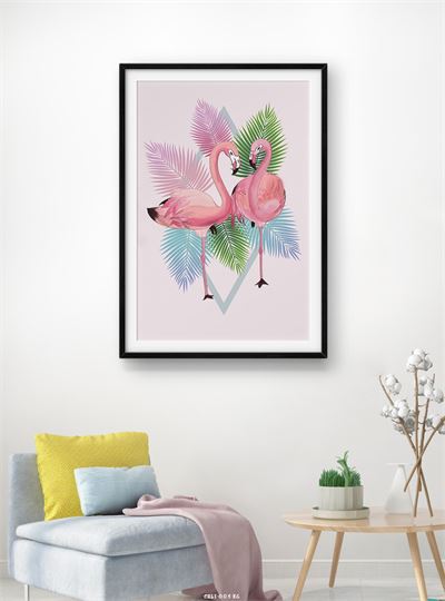 Hoa lá tranh vẽ CHL1-003-KG