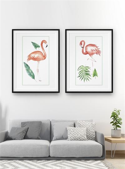 Hoa lá tranh vẽ CHL2-006-KG