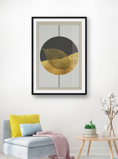 Hoa lá tranh vẽ CHL1-036-KG