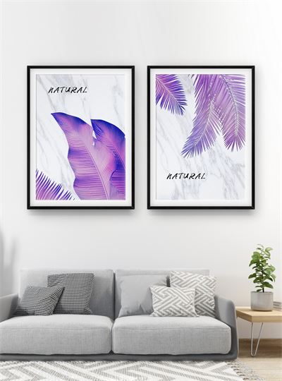 Hoa lá tranh vẽ CHL2-029-KG