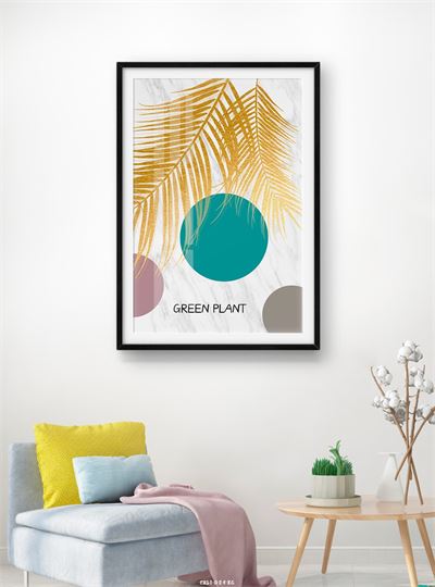 Hoa lá tranh vẽ CHL1-024-KG