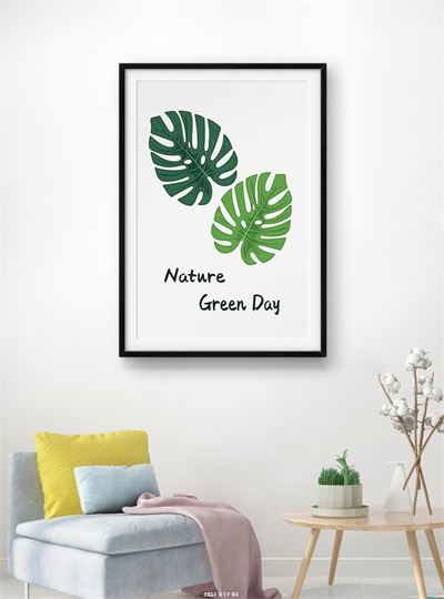 Hoa lá tranh vẽ CHL1-017-KG