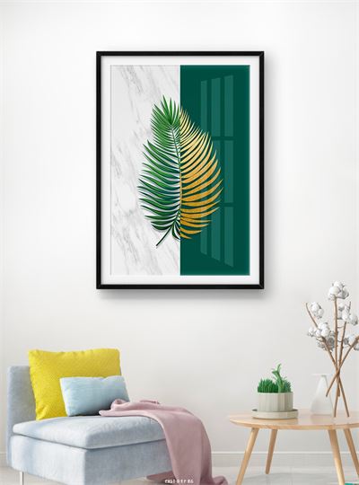 Hoa lá tranh vẽ CHL1-037-KG