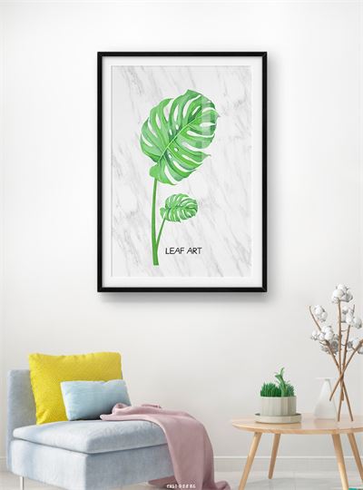 Hoa lá tranh vẽ CHL1-028-KG