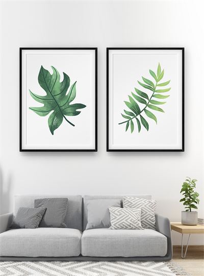 Hoa lá tranh vẽ CHL2-035-KG