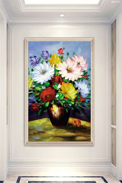 Tranh hoa cúc CHC1-012