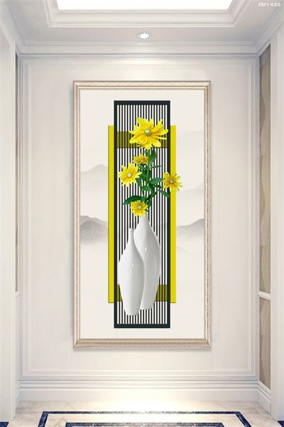 Tranh hoa cúc CHC1-020