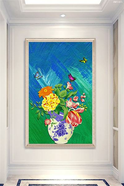 Tranh hoa cúc CHC1-011