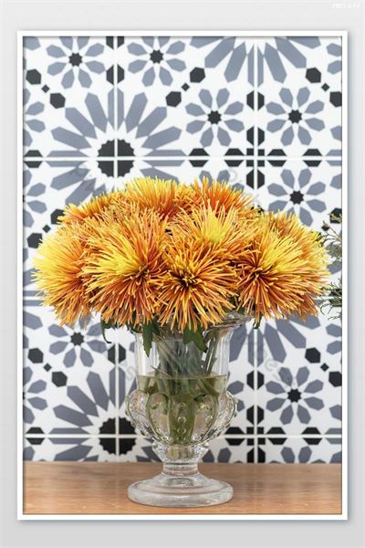 Tranh hoa cúc CHC1-030