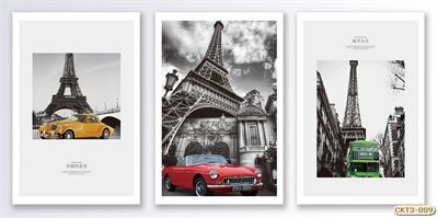 Xe - Tháp Effel - Kiến trúc Châu Âu