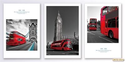 Tranh ô tô thành phố CKT3-014