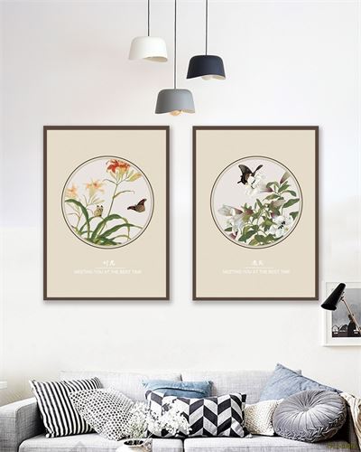 Hoa và Chim CPL2-038KG