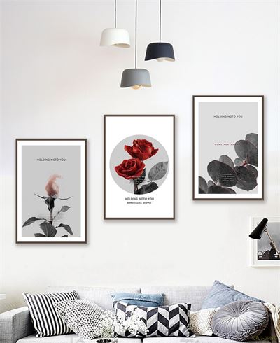 Bộ cành cây hoa Hồng đỏ CPL3-098KG