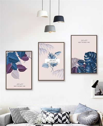 Bộ lá cây Xanh tím CPL3-051KG