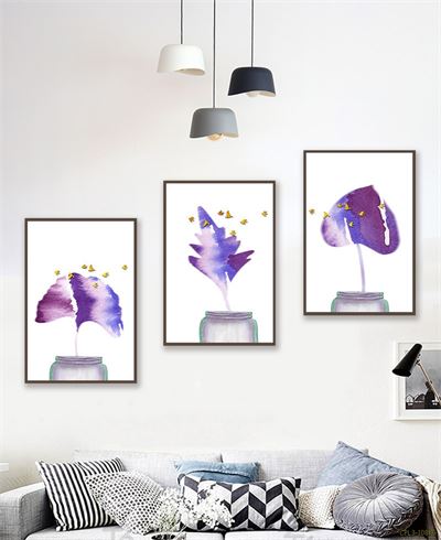 Bộ lá cây Tím CPL3-108KG