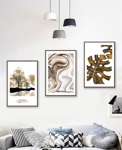 Tranh bộ nước và cây CPL3-179KG