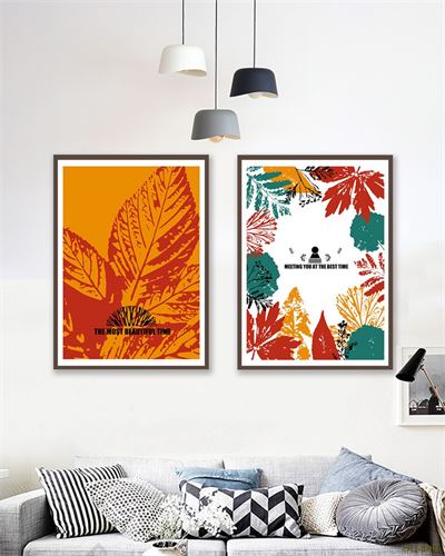 Tranh bộ lá đa sắc CPL2-039KG