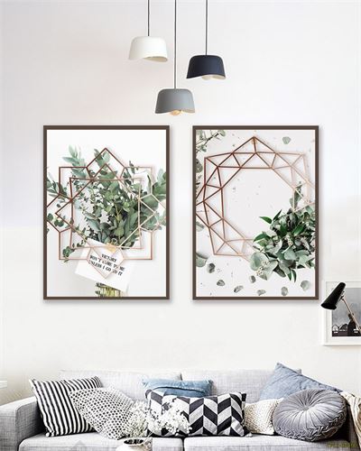 tranh bộ lá cây trên tường CPL2-063KG