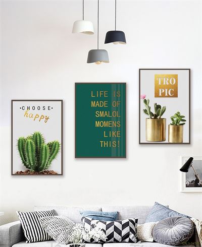 Tranh bộ cây Xương Rồng CPL3-047KG