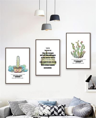 Tranh bộ cây Xương Rồng CPL3-061KG