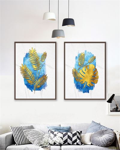 Tranh bộ lá vàng CPL2-076KG