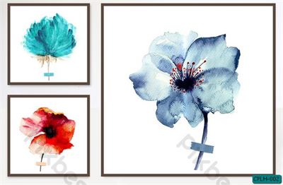 Tranh bộ màu của hoa CPLH-002