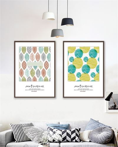 Tranh bộ sắc màu lá cây CPL2-037KG