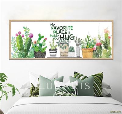 Tranh khu vườn nhỏ CPLN-019