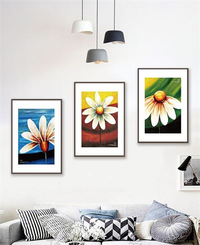 Tranh bộ Hoa cúc CPL3-028KG