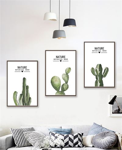 Tranh bộ cây Xương Rồng CPL3-111KG