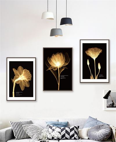 Tranh bộ hoa phát sáng CPL3-029KG