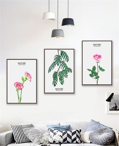 Tranh bộ hoa và lá CPL3-074KG