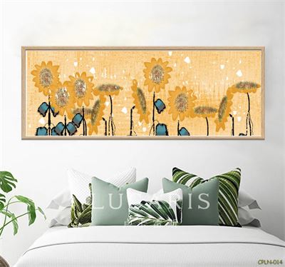 Tranh hoa hướng về mặt trời CPLN-014