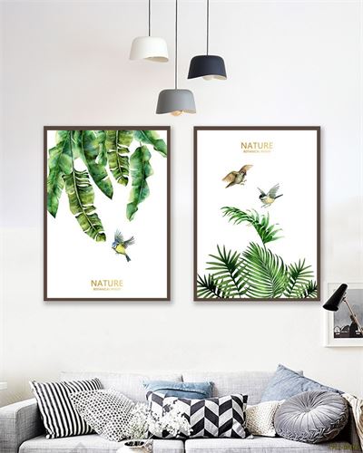 Tranh bộ Chim bay bên cành cây CPL2-052KG