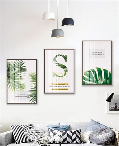 Tranh bộ cây và chữ CPL3-138KG