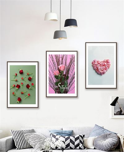 Tranh bộ tình yêu bên hoa Hồng CPL3-019KG