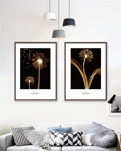 Tranh bộ hoa bay theo gió CPL2-012KG