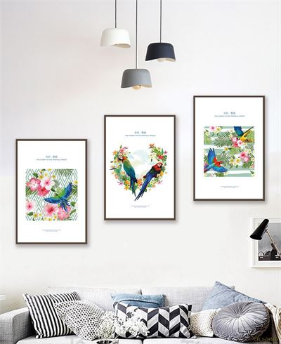 Tranh bộ hoa cỏ muông thú CPL3-045KG