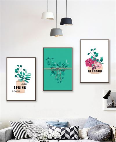 Tranh bộ hoa lá CPL3-043KG